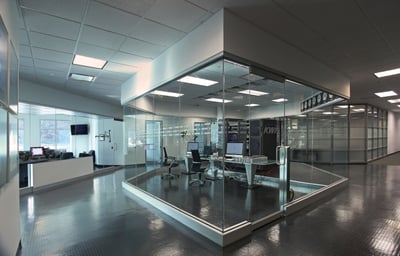 KWI Glass surrounded center office