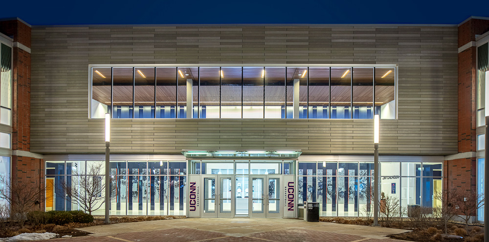 UCONN-School-Front---Hall-of-Champions