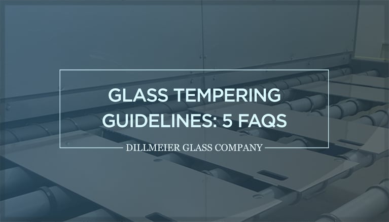Glass Warehouse image with text - Glass Tempering Guidelines- 5 FAQs