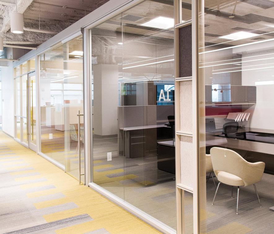 Modular Glass Office Walls - Photo Credit: Dillmeier Glass