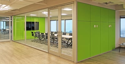 Chicago Tech Company with glass office walls