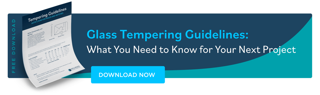 Download Now: Mockup of Tempering Guidelines pdf with text - Glass Tempering Guidelines: What you need to know for your next project