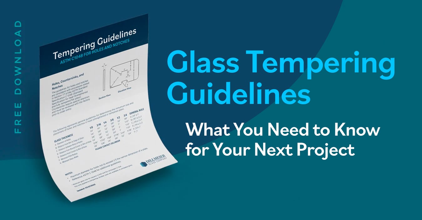 Popup CTA with Tempering Guidelines pdf and text - Glass Tempering Guidelines, What you need to know for your next project