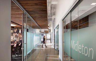 Spector office with Glass Office Walls